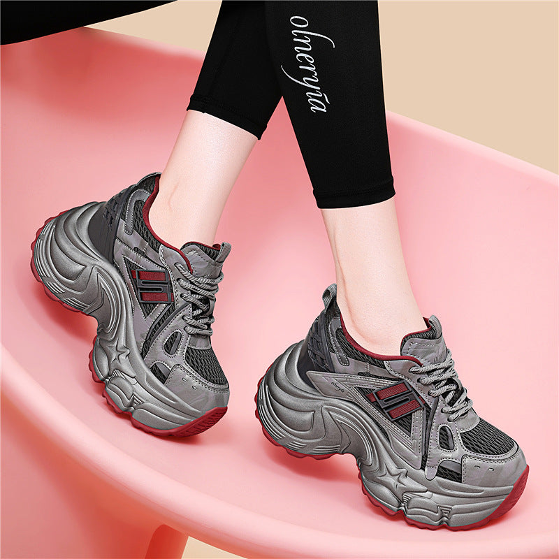 Damen Sneaker Hochsohle Lifestyle Schuhe Modern