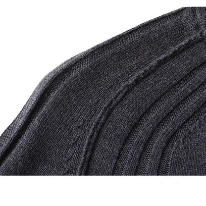 Herren Strickjacke Reißverschluss Kragen Hoch Modern