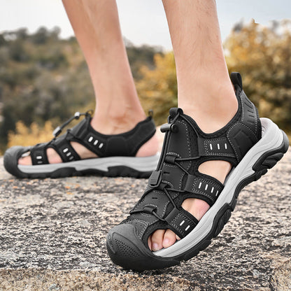 Damen Sandalen Outdoor Bequem Schnellschnürsystem