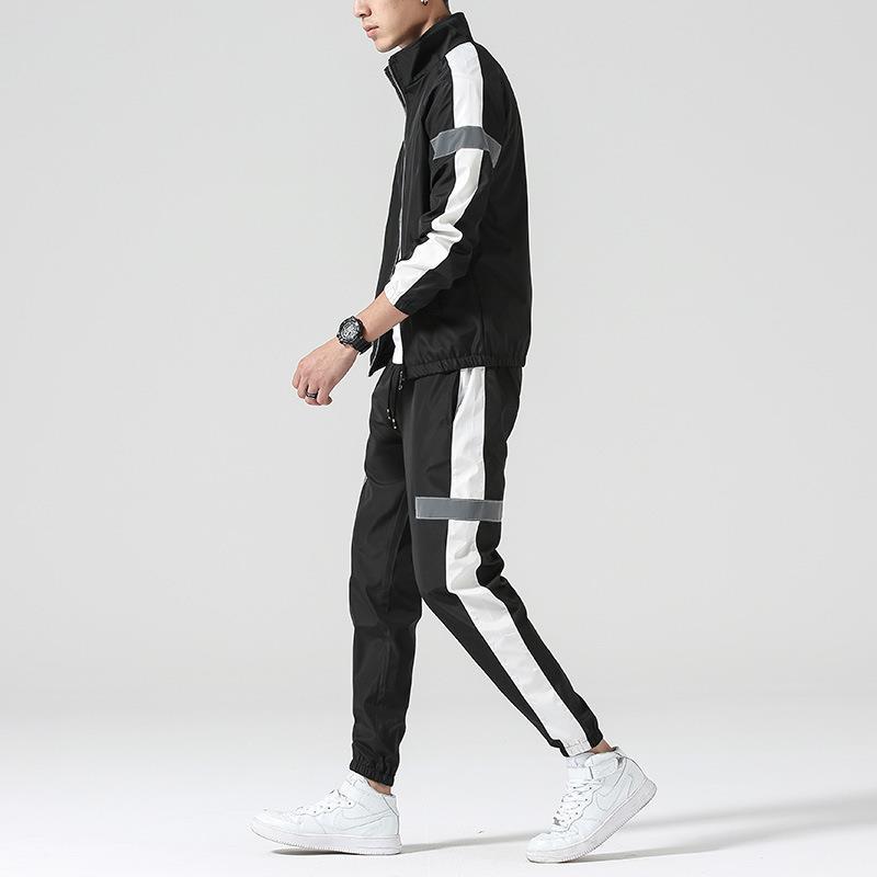Herren Anzug Sportlich Modern mit Kontrast