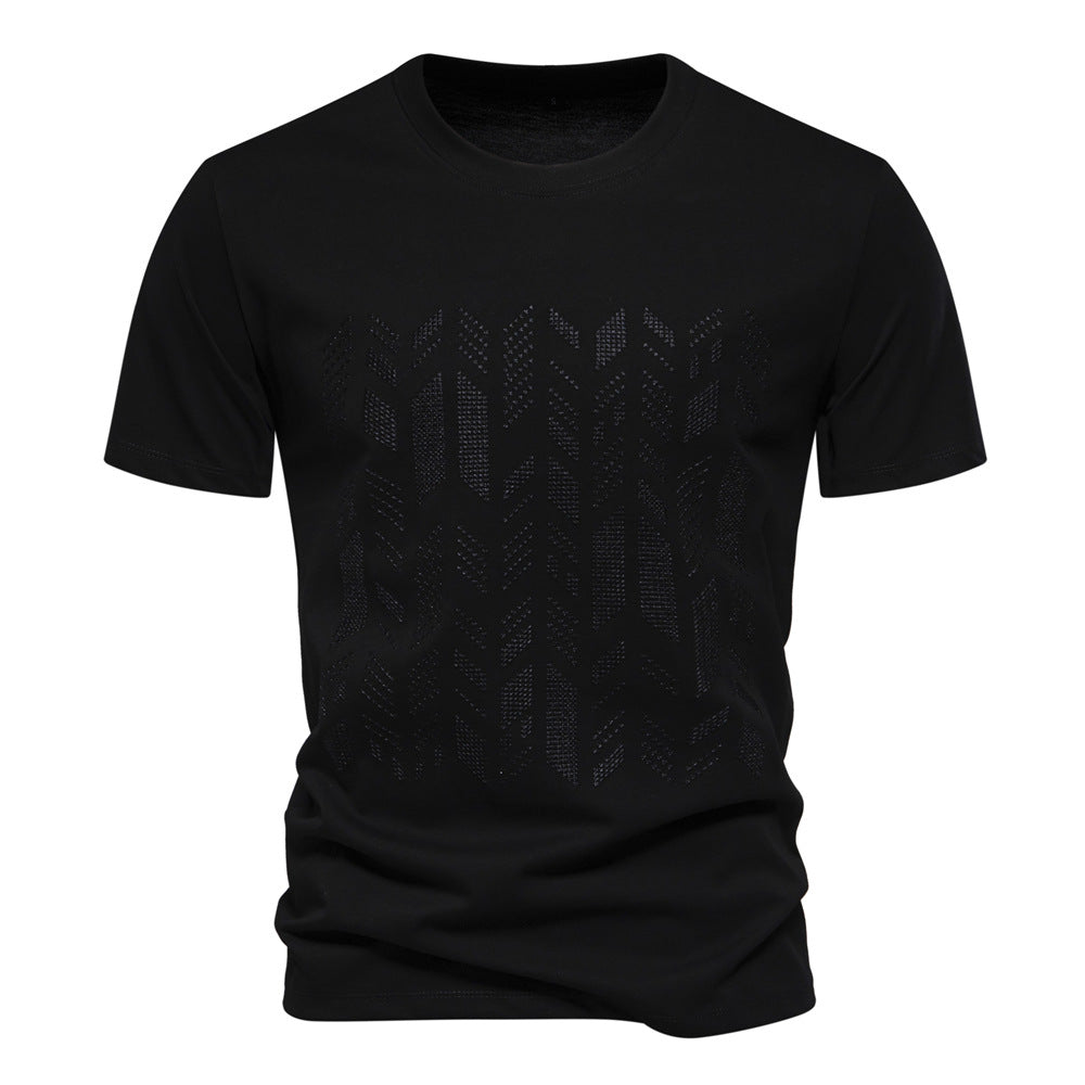 Herren T-Shirt Modernes Strukturdesign Trendy Berlin