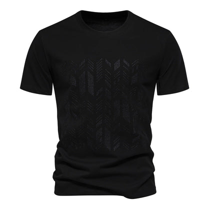 Herren T-Shirt Modernes Strukturdesign Trendy Berlin