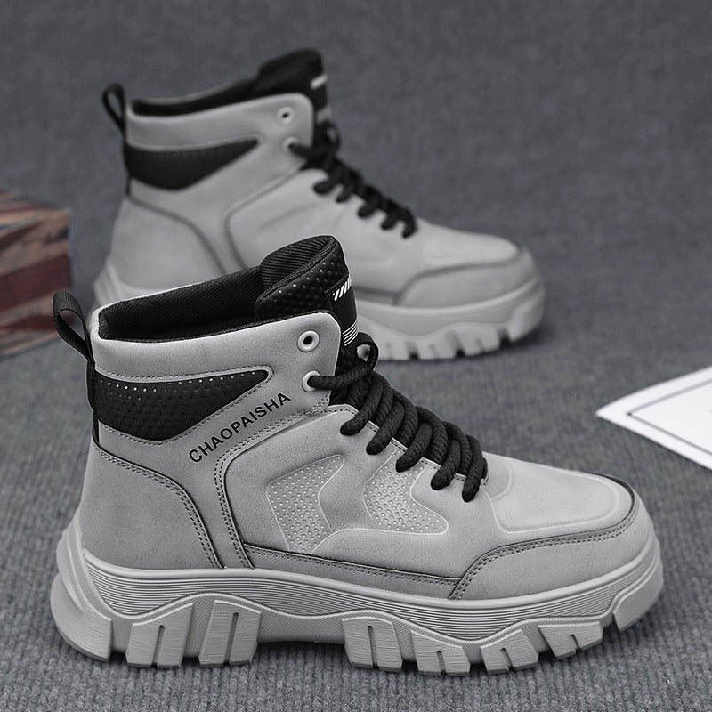Damen Sneaker High-Top atmungsaktiv rutschfest Outdoor Schuhe - BerlinGlamour