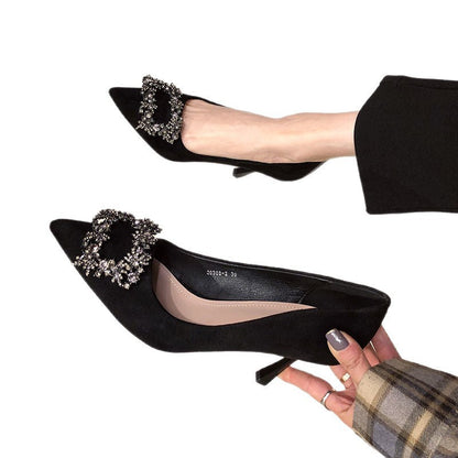 Damen Pumps Schmuckdetail Elegante High Heels