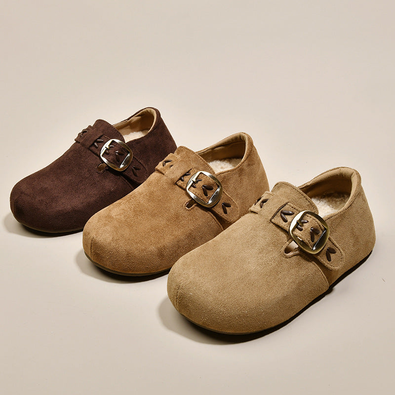 Damen Ballerinas Weich Schuhe Mit Schnalle Komfort - BerlinGlamour