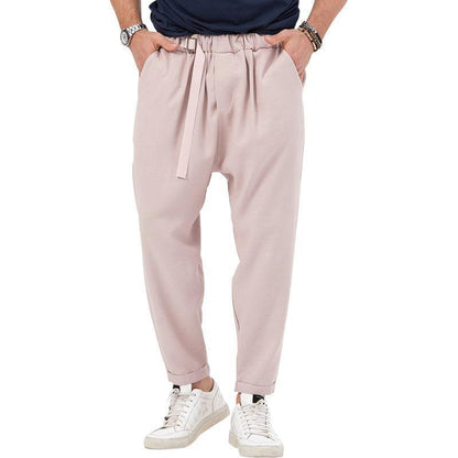 Herren Haremshose Elastisch Mit Seitentaschen Trendy