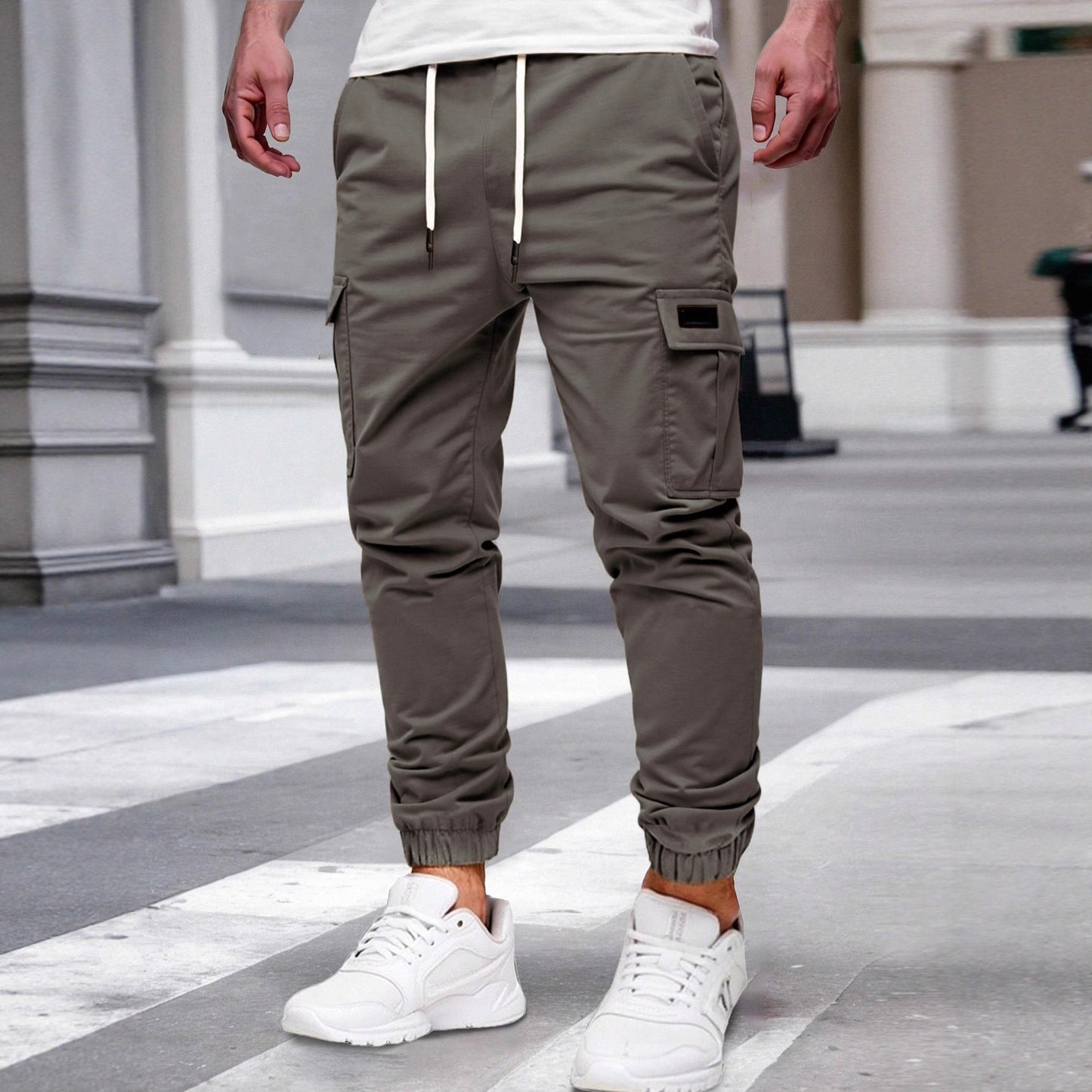 Herren Cargo-Hose Bequem Praktisch