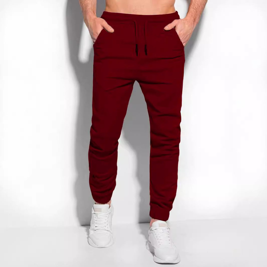 Herren Jogginghose Sportlich Mit Seitentaschen Bequem