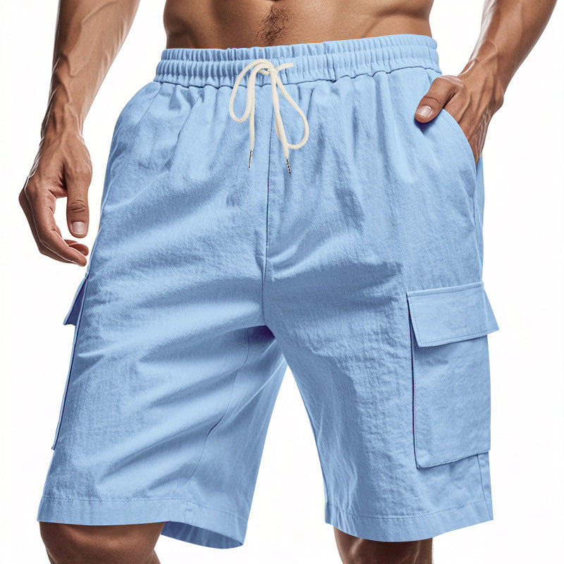 Herren Cargo Shorts Bequem Praktisch Mit Seitentaschen