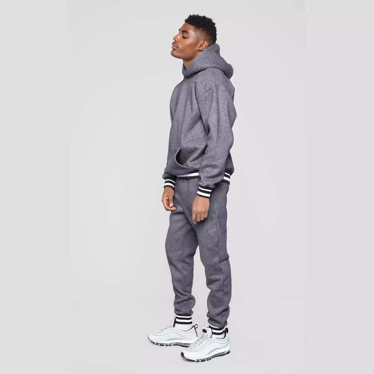 Herren Sportset Sweatshirt Jogginghose Bequem Sportlich