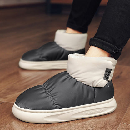 Damen Sneaker Hoch Kragen Warm KuschelSchuhe