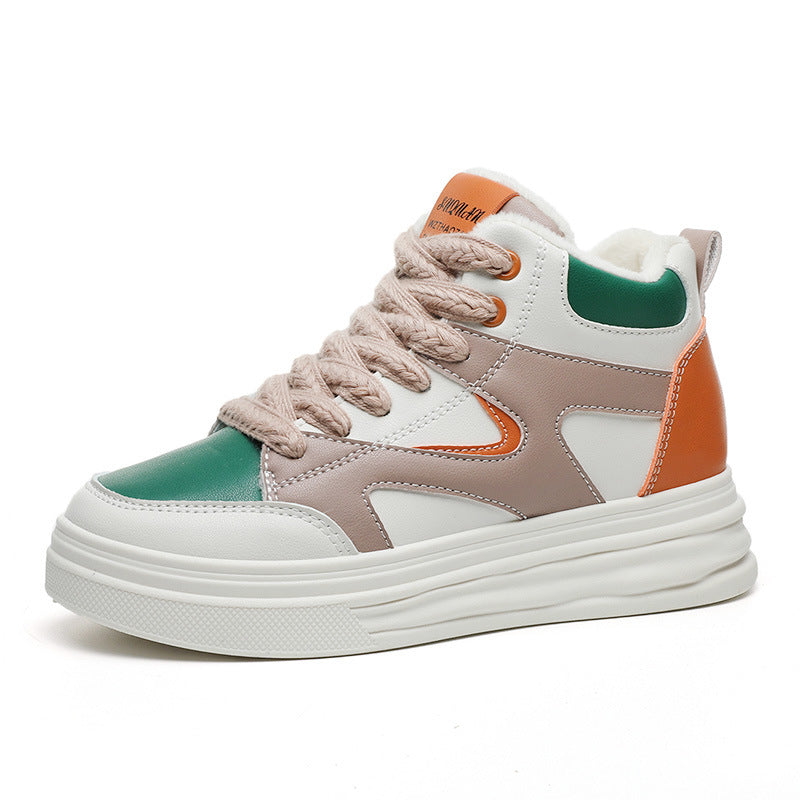 Damen Sneaker High-Top modisch Trendfarben