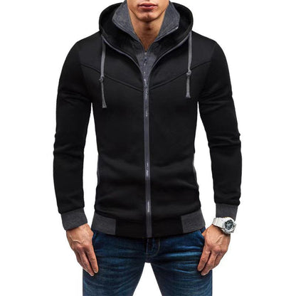 Herren Sportjacke Kapuzenjacke Modern Slim Fit