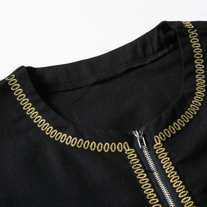 Herren Tunika Kleid Modern mit feinen Stickereien