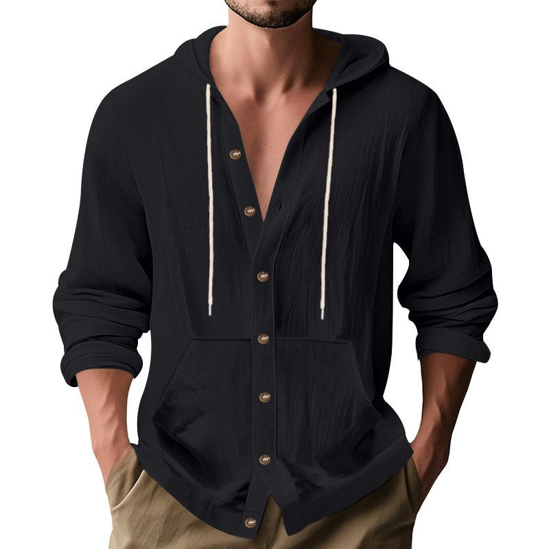 Herren Kapuzenshirt Lässig Mit Taschen Modern
