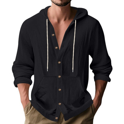 Herren Kapuzenshirt Lässig Mit Taschen Modern