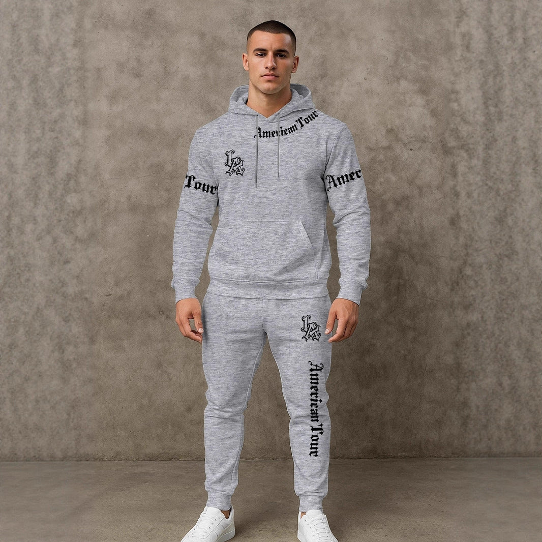 Herren Hoodie Set Jogginghose Streetwear Sportlich