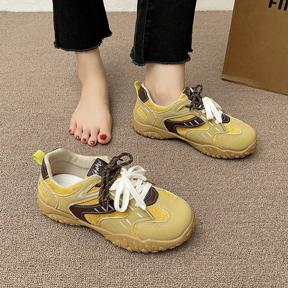 Damen Sneaker Bequem Freizeitschuhe Schnürsystem Rutschfest - BerlinGlamour