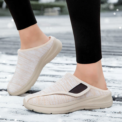 Damen Hausschuhe Bequem Slip-On Rutschfest Weich