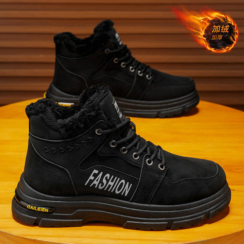 Damen Winterboots Schnürboots Warm Innenfutter Rutschfest