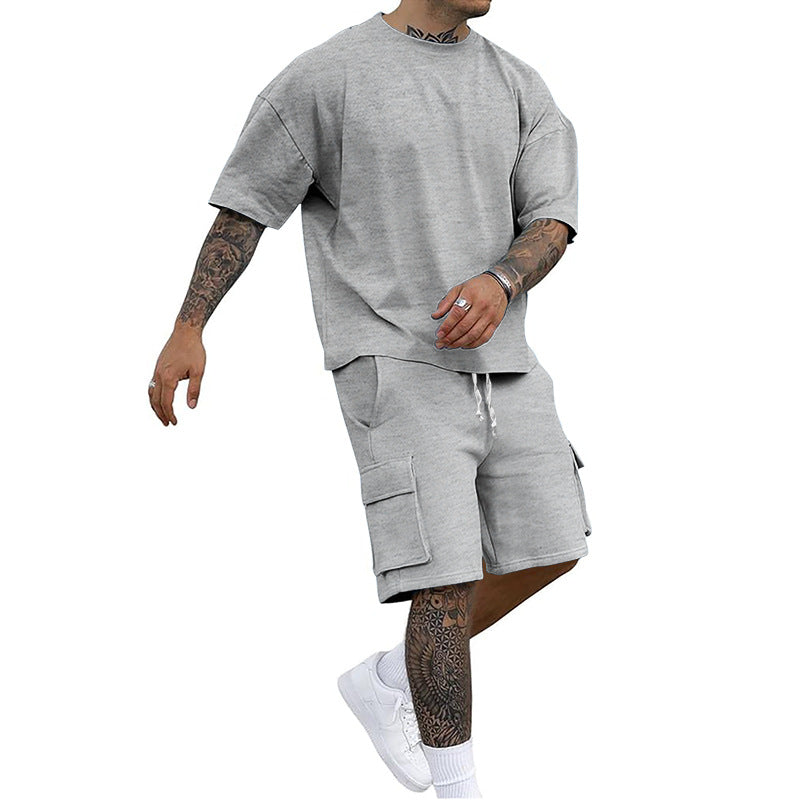 Herren Sportbekleidungsset Modern Lässig Grau
