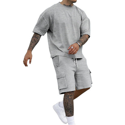 Herren Sportbekleidungsset Modern Lässig Grau