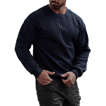 Herren Strickpullover Muster Pullover Grobstrick Modern