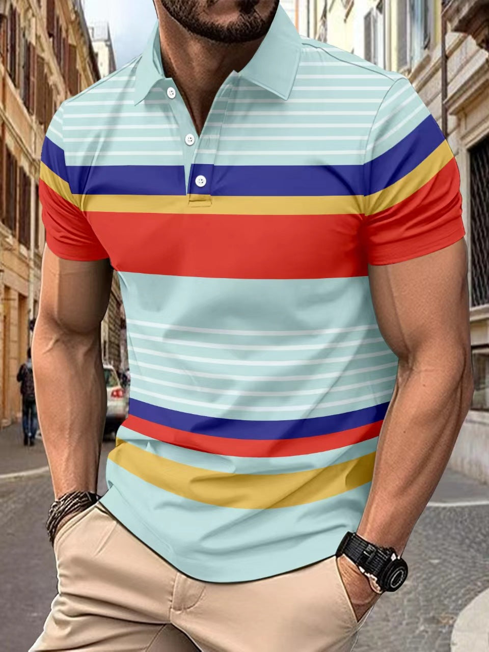 Herren Poloshirt Slim Fit Modern Berlin