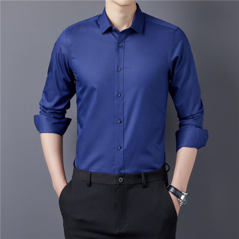 Elegantes Herren Langarmhemd Slim Fit Modern