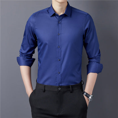 Elegantes Herren Langarmhemd Slim Fit Modern