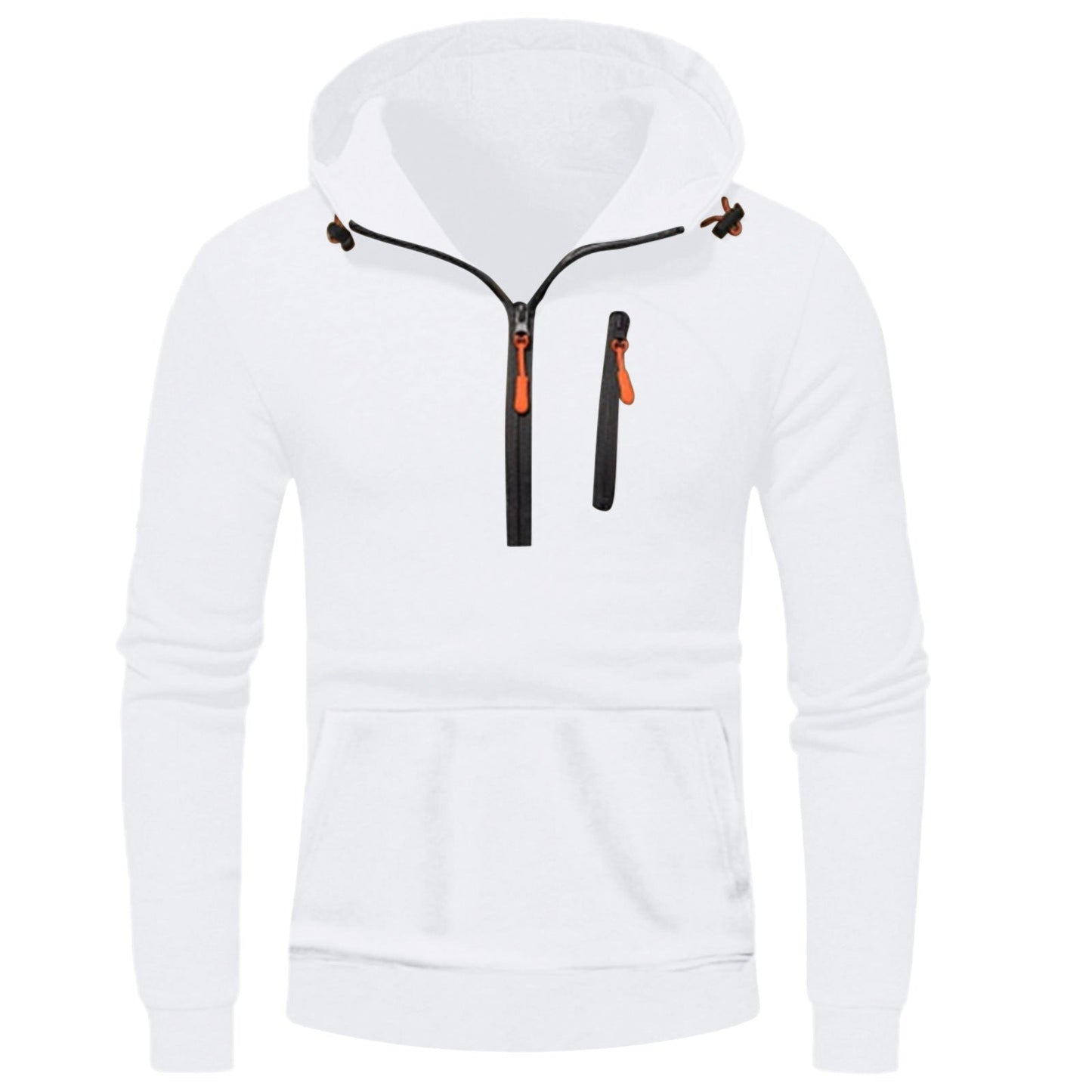 Herren Kapuzenpullover Modern mit Halbzipp Modisch