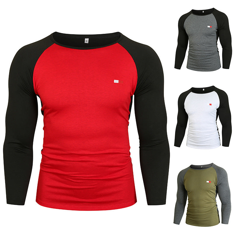 Herren T-Shirt Langarm Baumwolle Weich Berlin Style