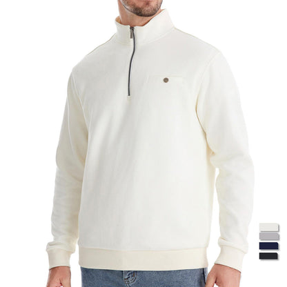 Herren Sweatshirt Stehkragen Modern Streetwear