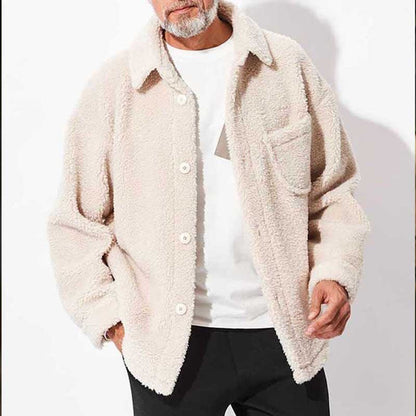 Herren Fleecejacke Lässig Warm Modern