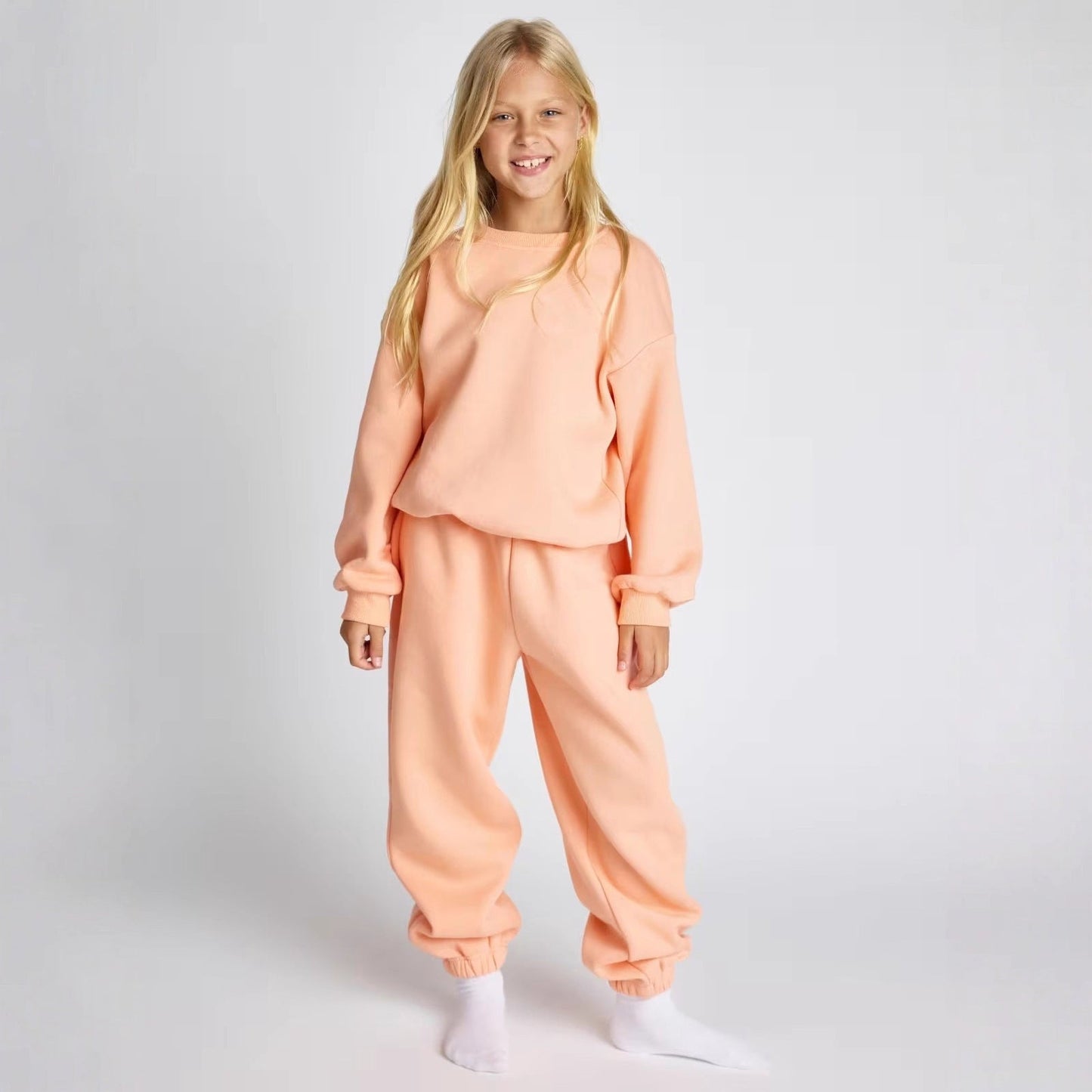 Damen Sweat-Set Bequem Voluminöses Oberteil Jogginghose