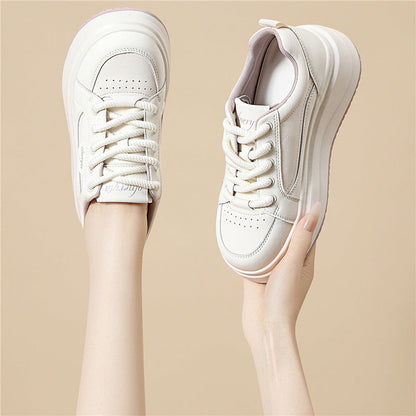Damen Plateau Sneaker Hohe Dämpfung Trendy Schuhe