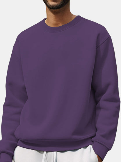 Herren Sweatpullover Lässig Oversized Schultern Cut-Out