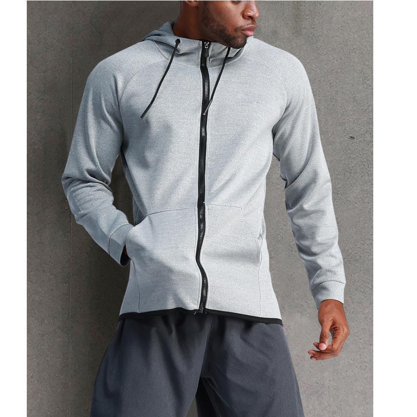 Herren Sportjacke Kapuze Taschen Funktionell Wasserdicht - BerlinGlamour