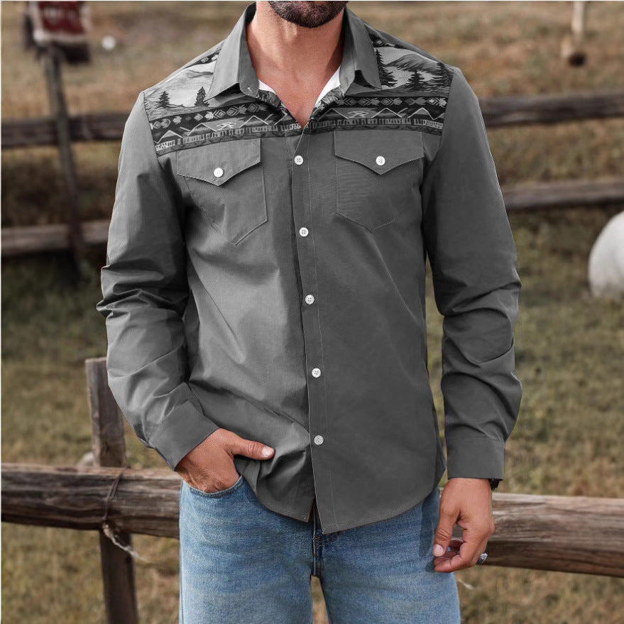 Männer Hemd mit Naturmotiv Berlin Style