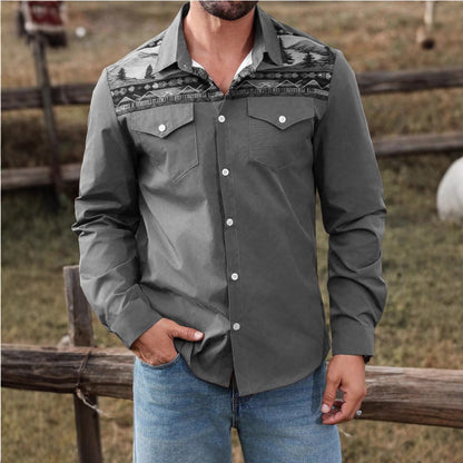 Männer Hemd mit Naturmotiv Berlin Style