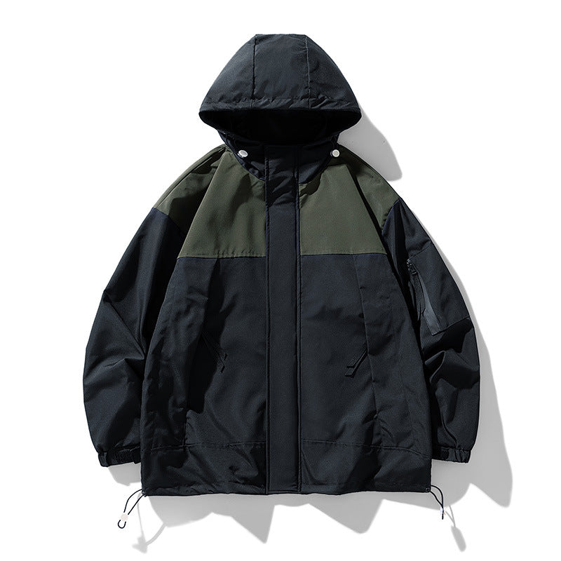 Herren Wetterjacke Funktionell Atmungsaktiv Wasserabweisend