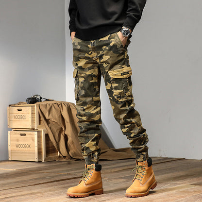 Herren Cargo-Hose Camouflage Praktisch Vieltaschen