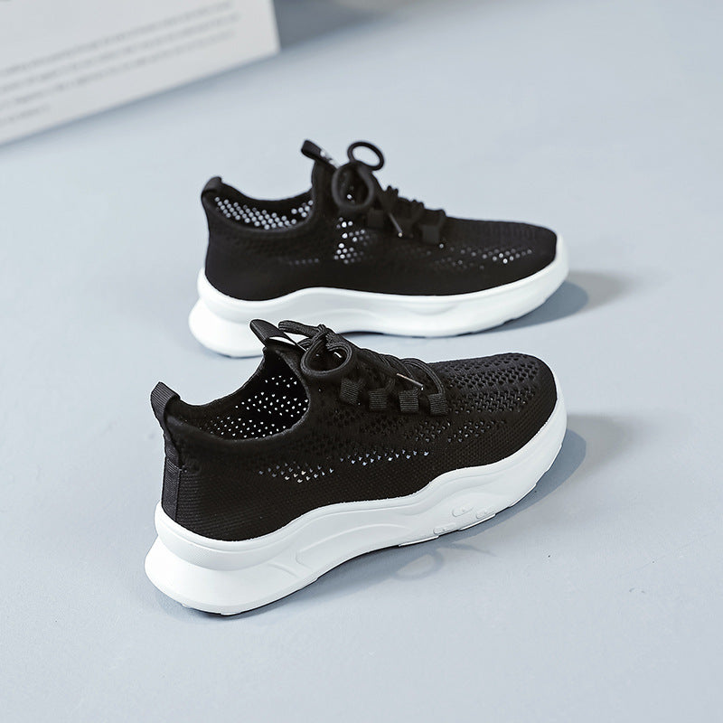 Damen Sneaker Atmungsaktiv Freizeitschuhe Netzdesign Rutschfest