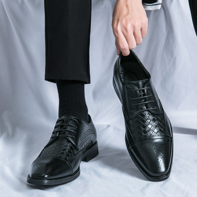 Elegante Damen Lederschuhe Klassisch Schwarz Heidi Stil