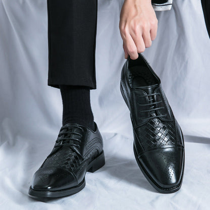 Elegante Damen Lederschuhe Klassisch Schwarz Heidi Stil
