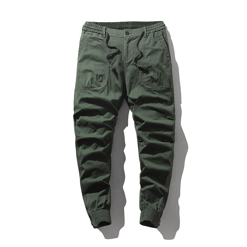Herren Cargo-Hosen Elastisch Bequem Freizeit