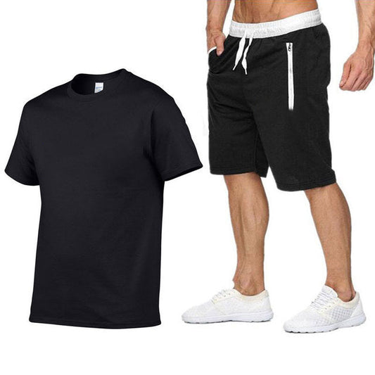 Herren Sportbekleidung Set: T-Shirt und Shorts Casual Style - BerlinGlamour