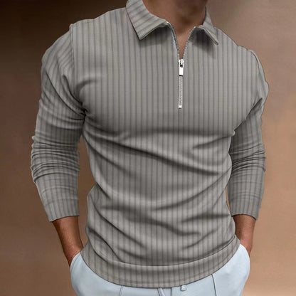 Leichtes Sportoberteil Herren mit Halbzipper Funktionsshirt