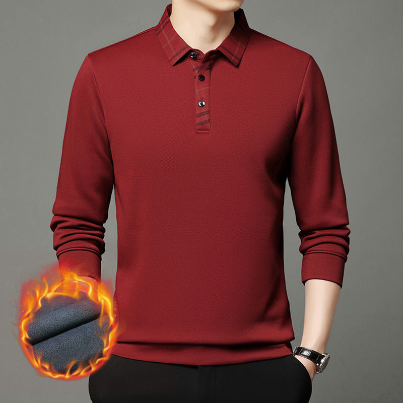 Herren Poloshirt Modern Strukturiert Kragen Qualität