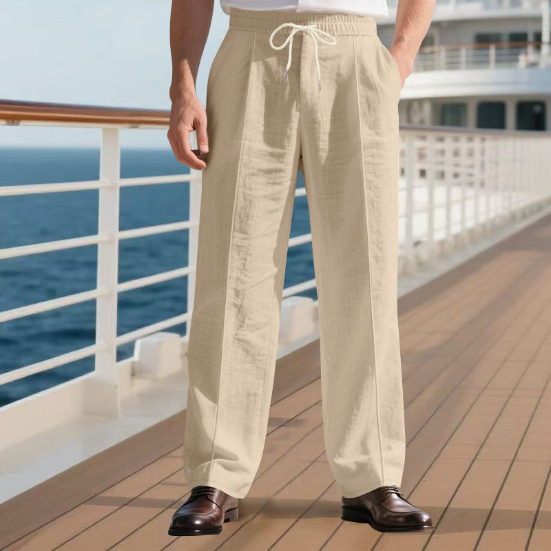Herren Freizeithose Bequem Atmosphärisch Elastisch